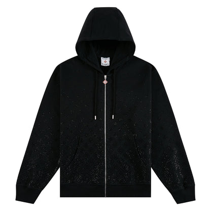 Crystal Monogram Hoodie