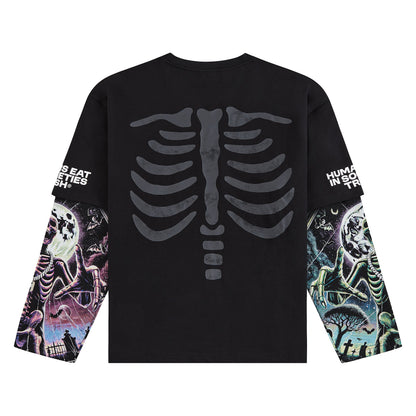 From The Grave Thermal Sleeve Tee