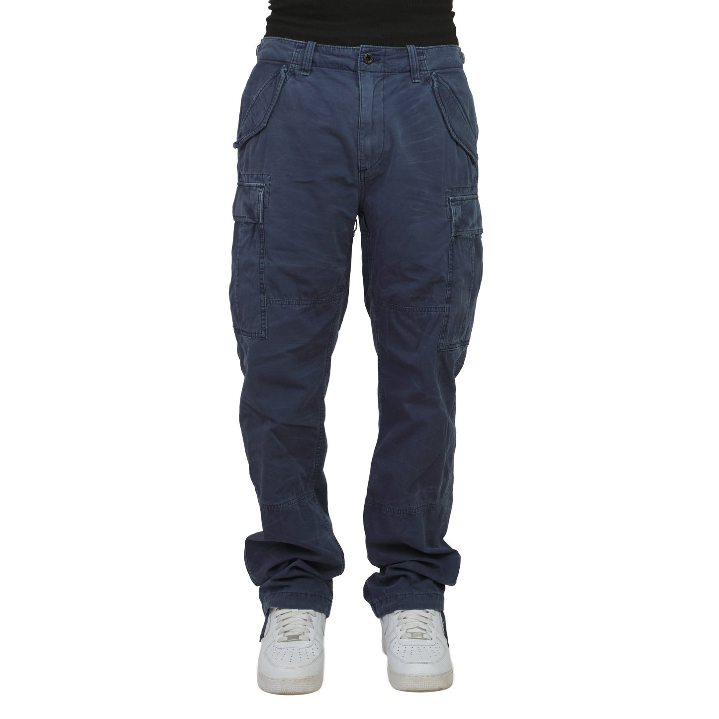 Rustic Canvas Cargo Pant | Classic Royal