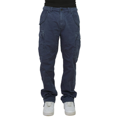Rustic Canvas Cargo Pant | Classic Royal