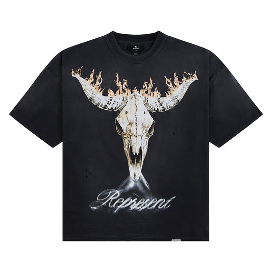 British Cowboys Tee | Stained Black