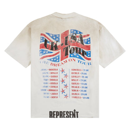 Dream On Tour Tee | Washed Ecru