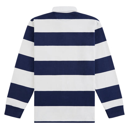 Iconic Rugby Shirt | Dark Cobalt/White