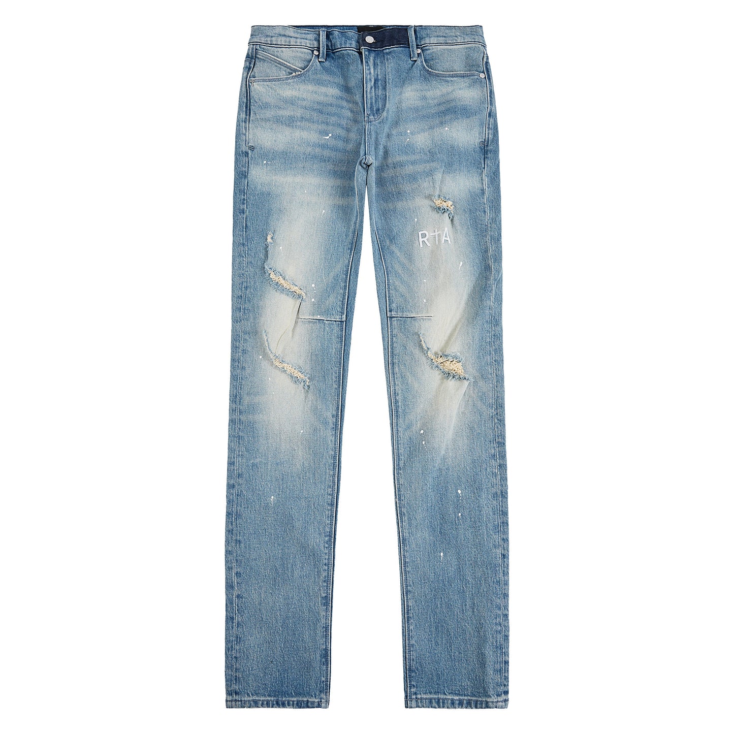Clayton Medium Blue Painted Denim