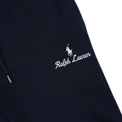 Double-Knit Embroidered Short | Aviator Navy