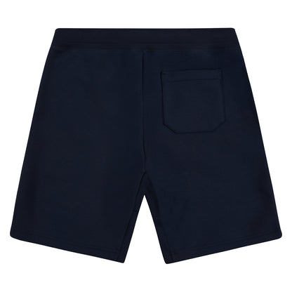 Double-Knit Embroidered Short | Aviator Navy