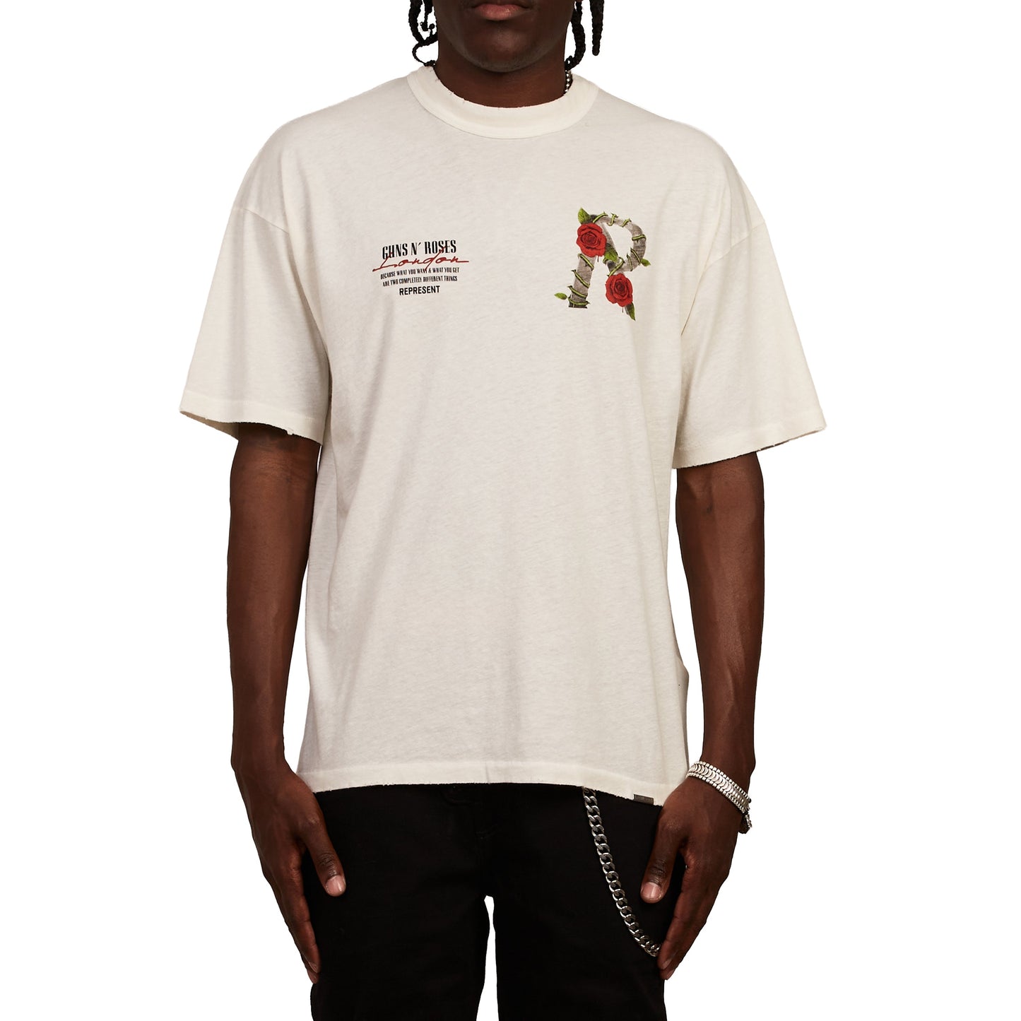 Guns N' Roses Tour Tee | Flat White