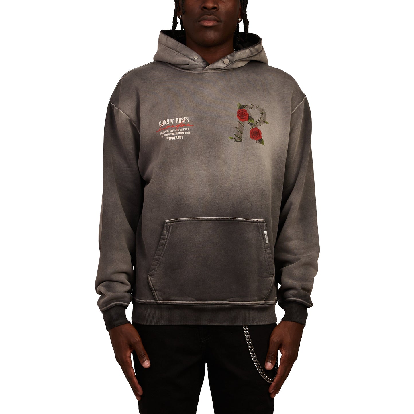 Guns N' Roses Tour Hoodie | Stained Black