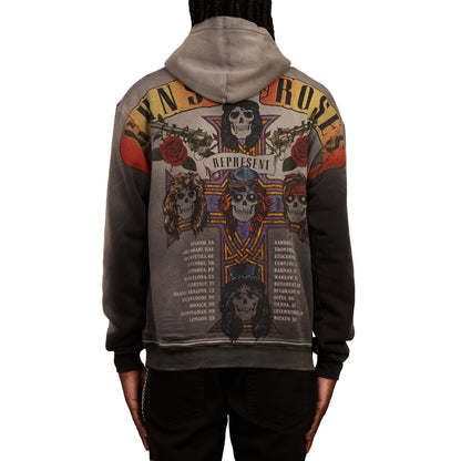 Guns N' Roses Tour Hoodie | Stained Black