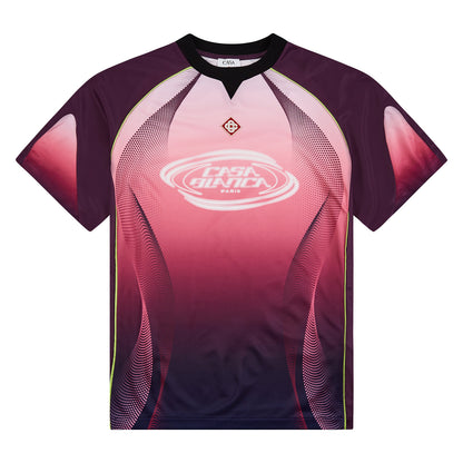 Gradient Football Jersey | Aubergine