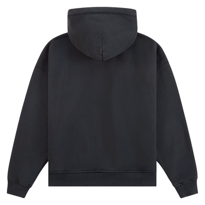 Eagle Pass Zip-Up Hoodie | Vintage Black/White