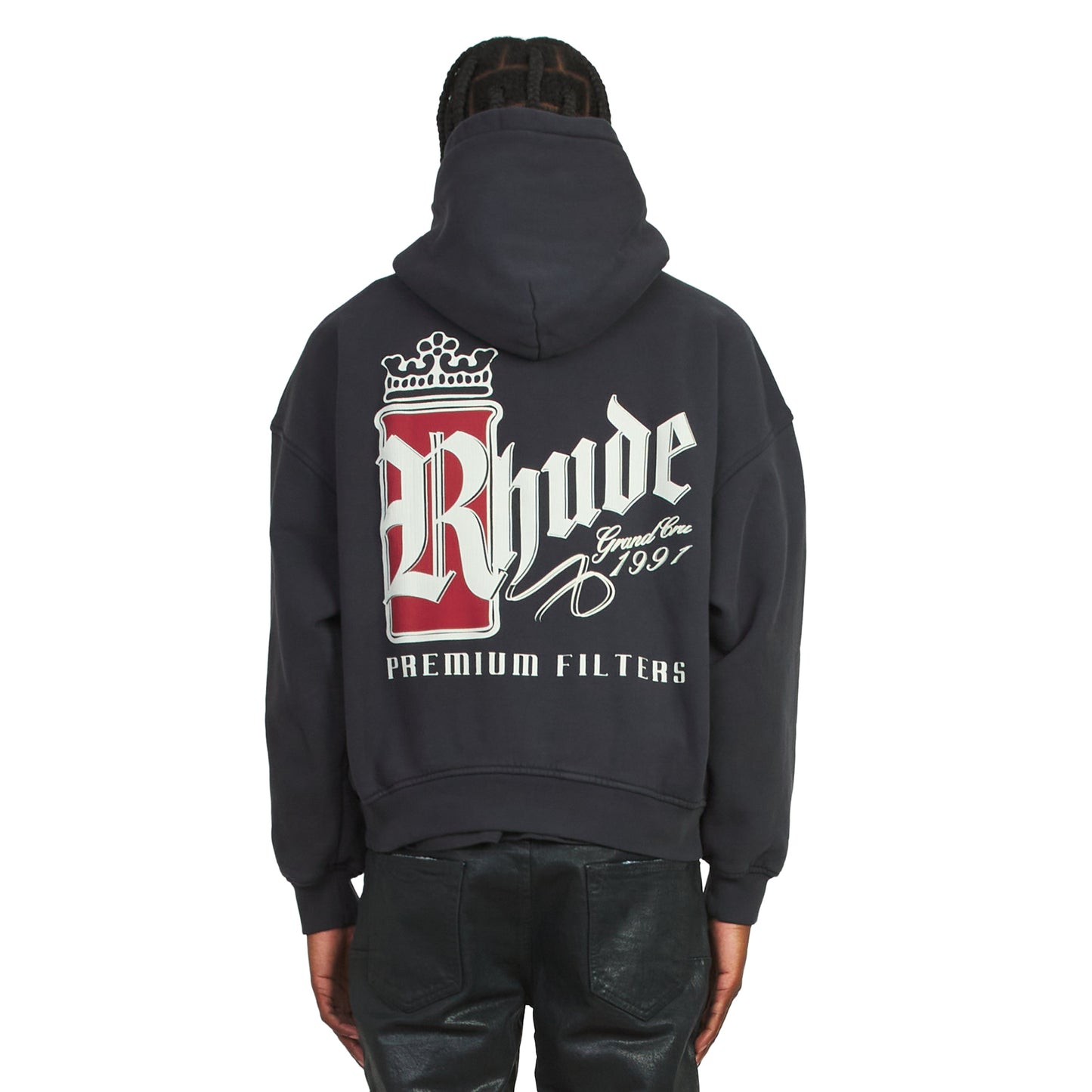 Fumar 91 Hoodie | Vintage Black/White/Red