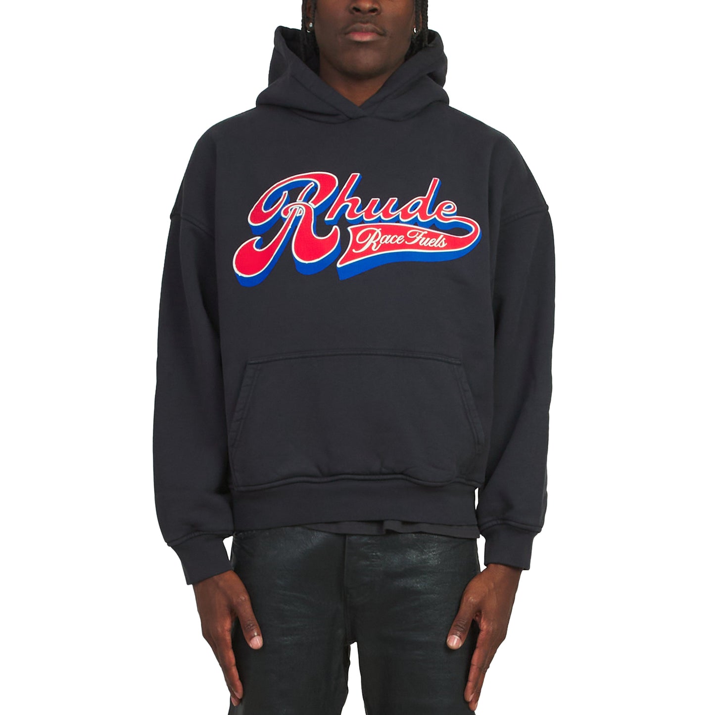 Pit Stop Hoodie | Vintage Black/Red