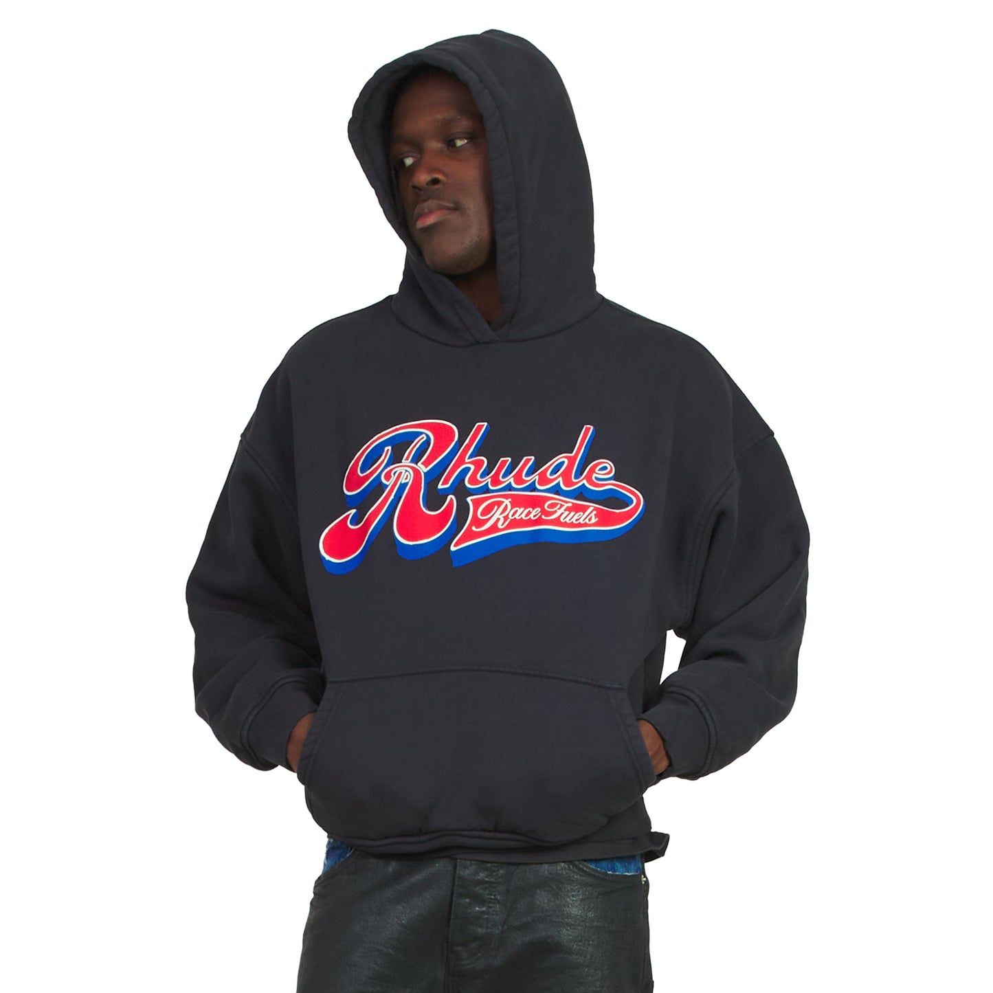 Pit Stop Hoodie | Vintage Black/Red