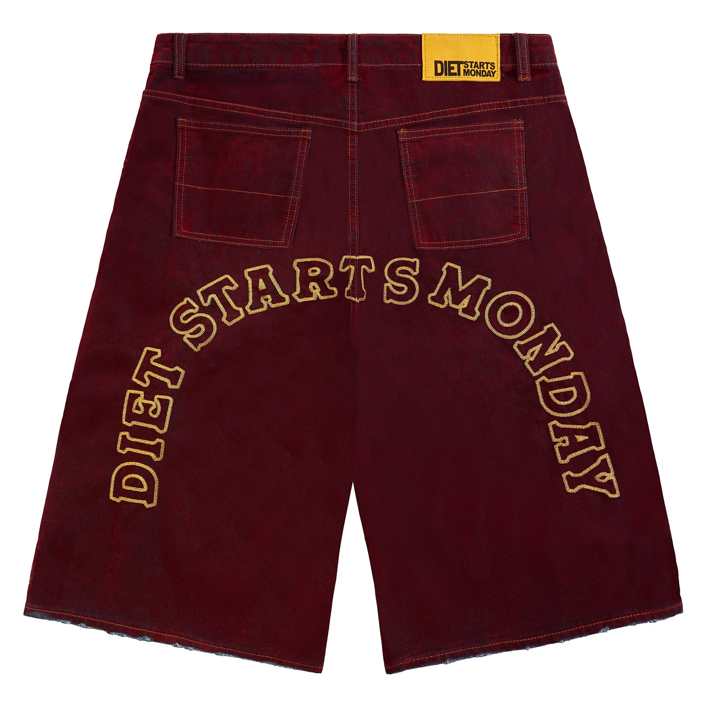 Arch Denim Short | Red