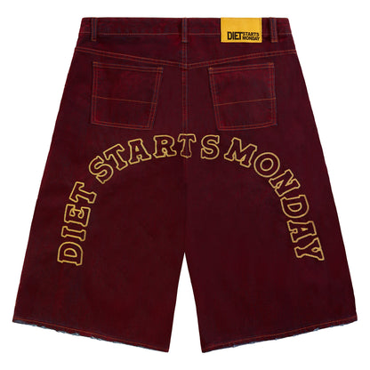 Arch Denim Short | Red
