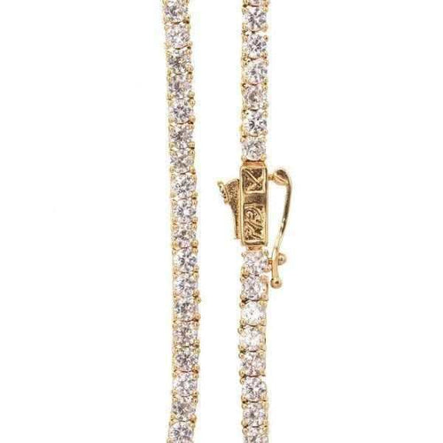 24" 3mm Tennis Necklace
