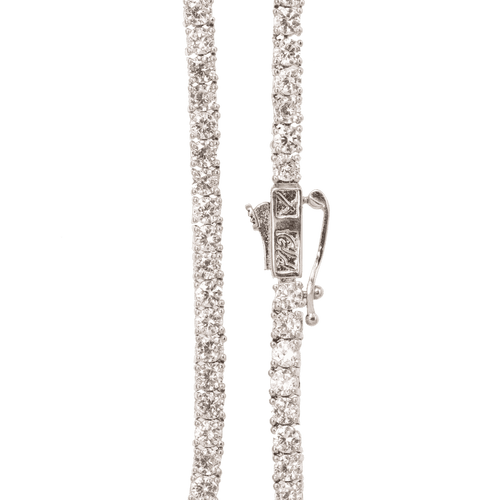 24" 3mm Tennis Necklace