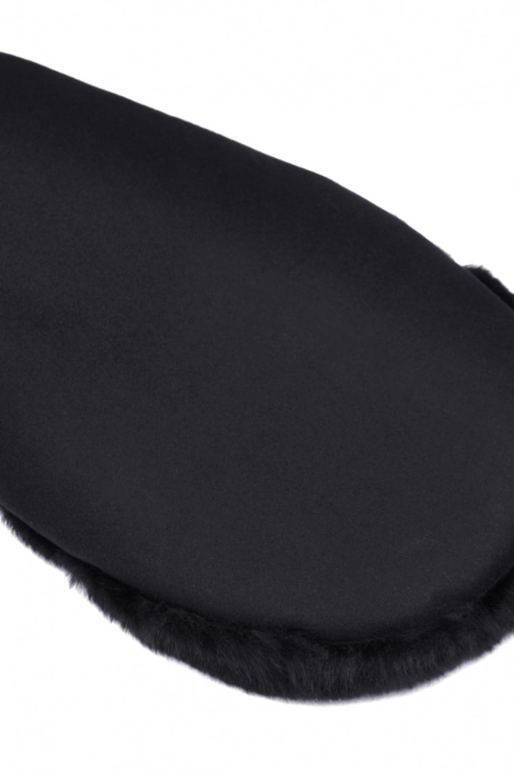Black Lapel Collar Long Sleeves Women's Gothic High Low Woolen Dovetail Coat with Hood