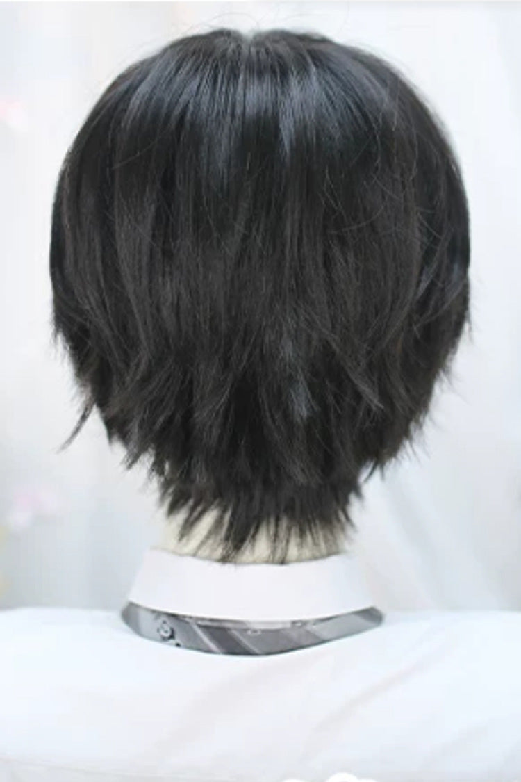 Black Korean Daily Cool Fluffy Short Lolita Wig