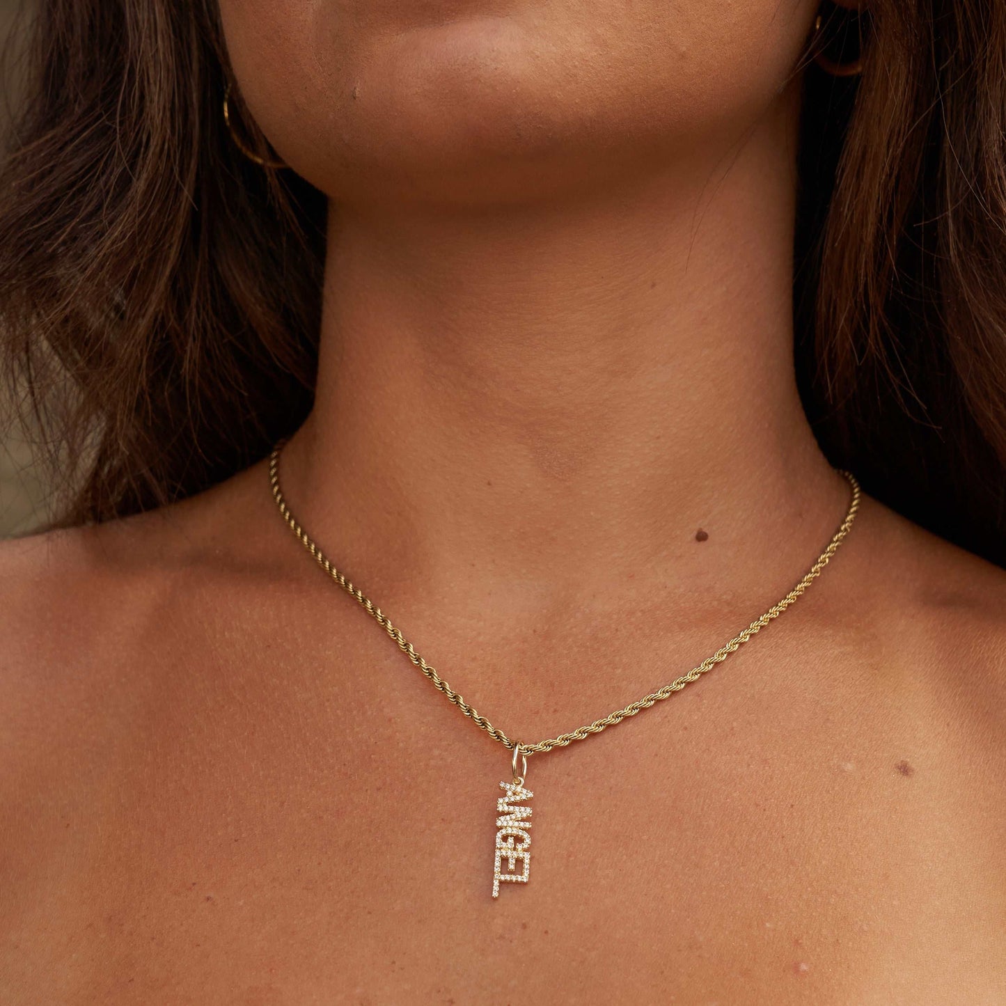 "Angel" Pendant - Yellow Gold