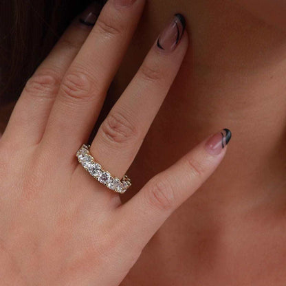5mm Single Layer Diamond Band Ring