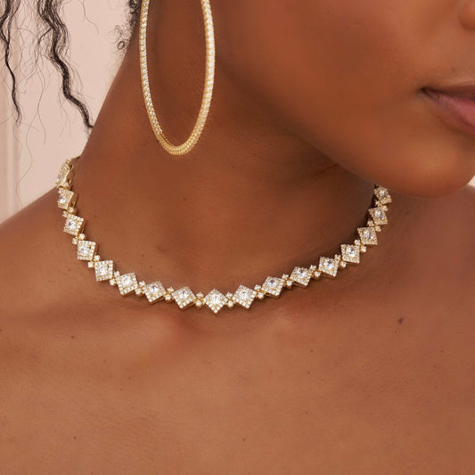 Cloister Link Necklace in Yellow Gold