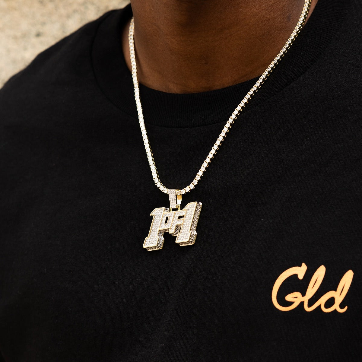 1of1 Pendant in Yellow Gold