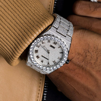 42MM Fully Iced Moissanite Alpha Era® 316