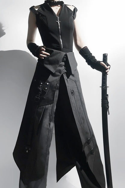 Black  [Nightblade] Ouji Gothic Vintage Prince Cool Lolita Pants (Pants Only)