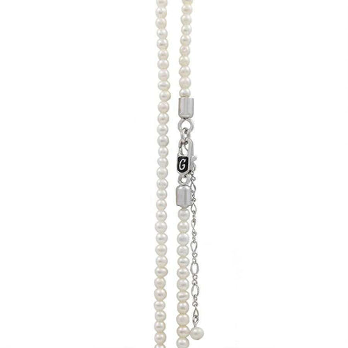 8+2" 3mm White Pearl Anklet