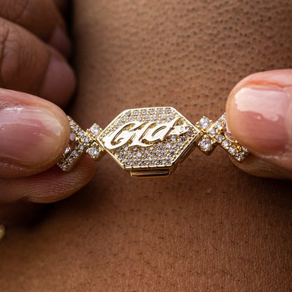 Cloister Link Chain in Yellow Gold - 10mm