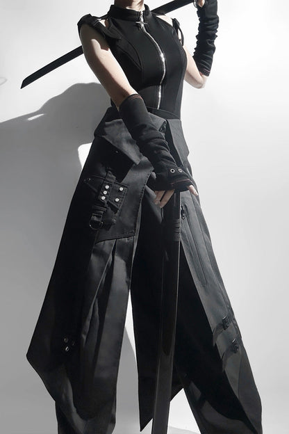 Black  [Nightblade] Ouji Gothic Vintage Prince Cool Lolita Pants (Pants Only)