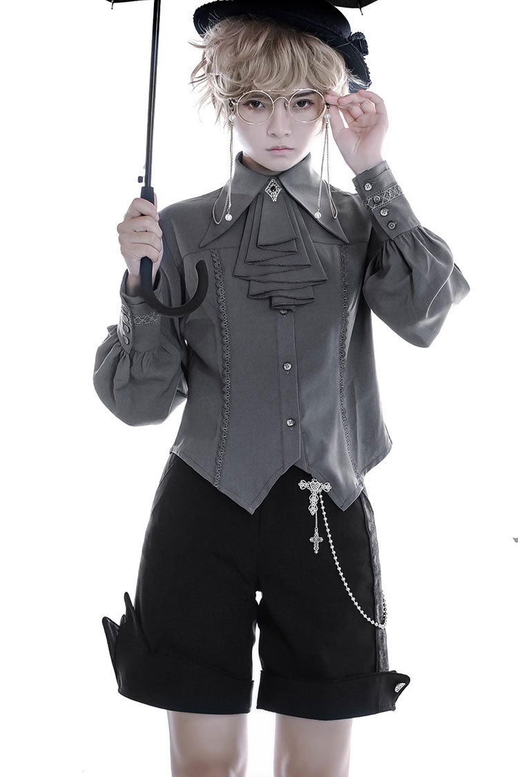 Black Irregular Ouji Fashion Lolita Shorts