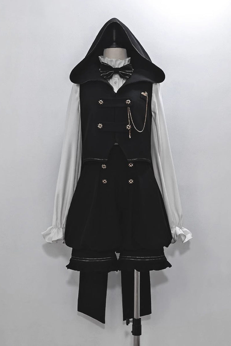 Black Anxious Rabbit Ouji Fashion Gothic Lolita Shorts
