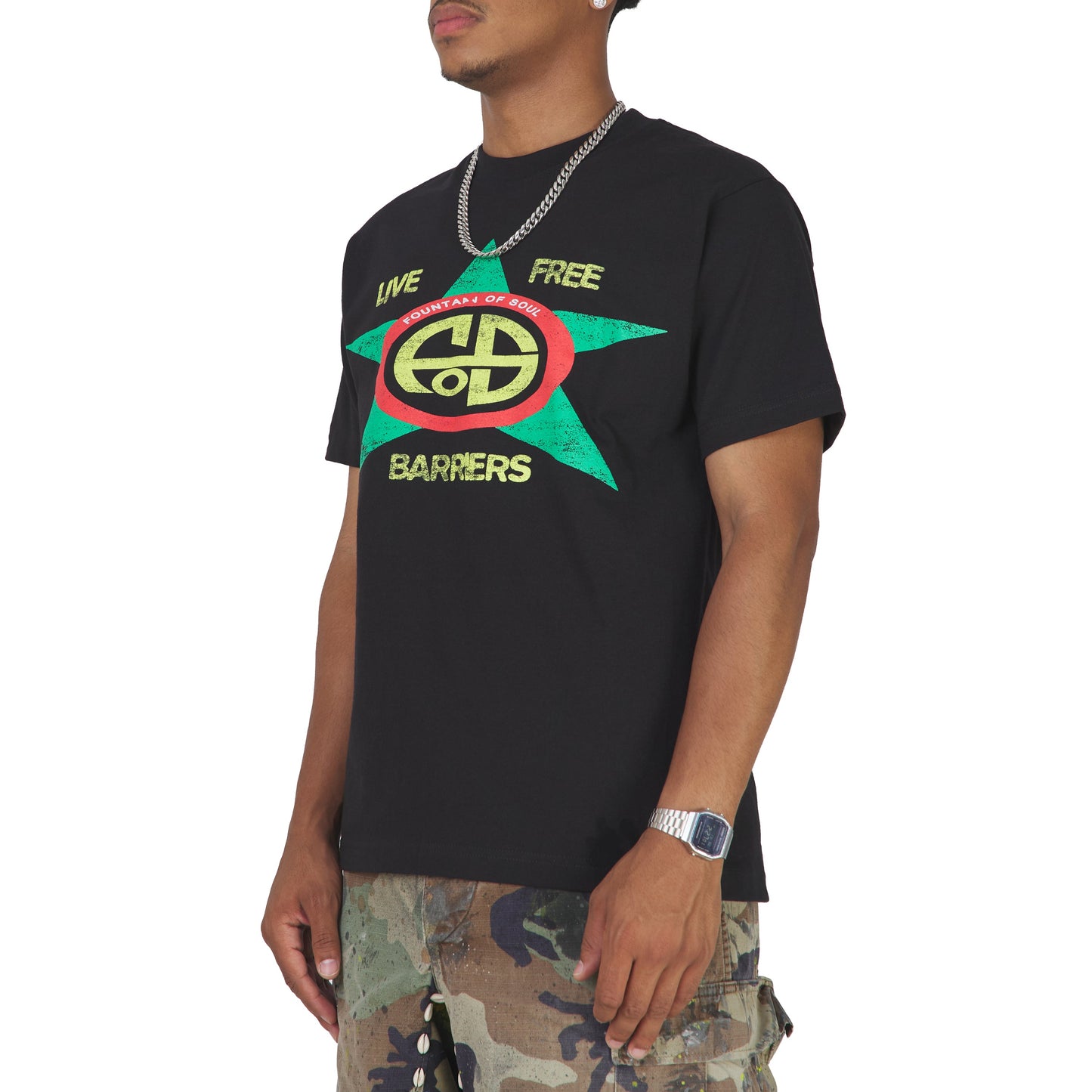 Fountain Of Soul Tee | Black