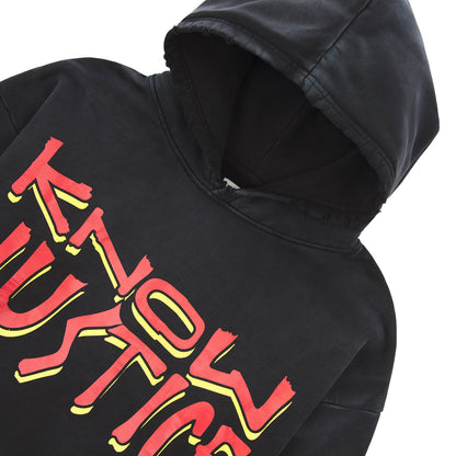 Know Justice Know Peace Hoodie | Black