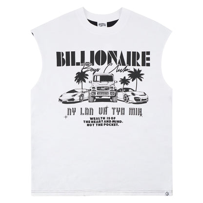 Ride Sleeveless Tee | White