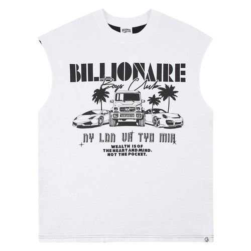Ride Sleeveless Tee | White