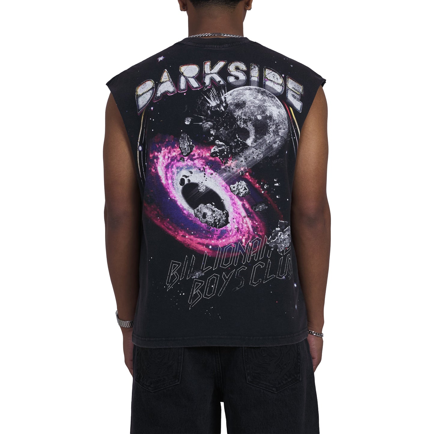 New Atlantis Sleeveless Tee | Black