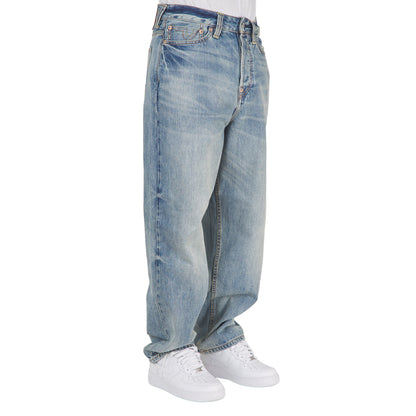 Ecru Daicock Print Denim | White