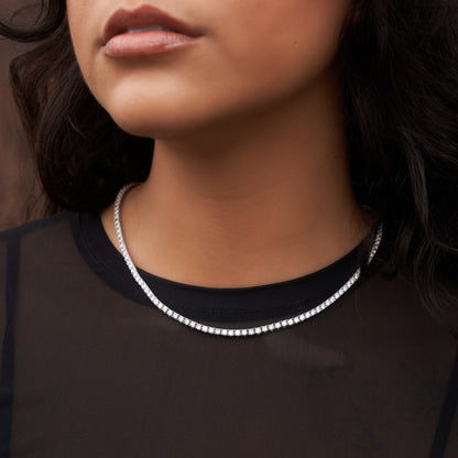 3mm Tennis Necklace