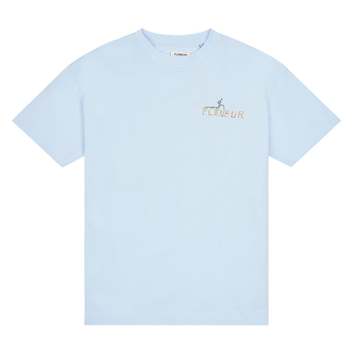 Passenger of Time Tee | Light Blue