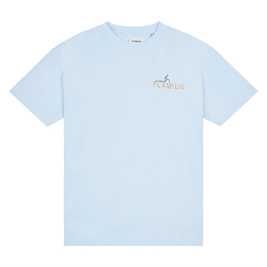 Passenger of Time Tee | Light Blue