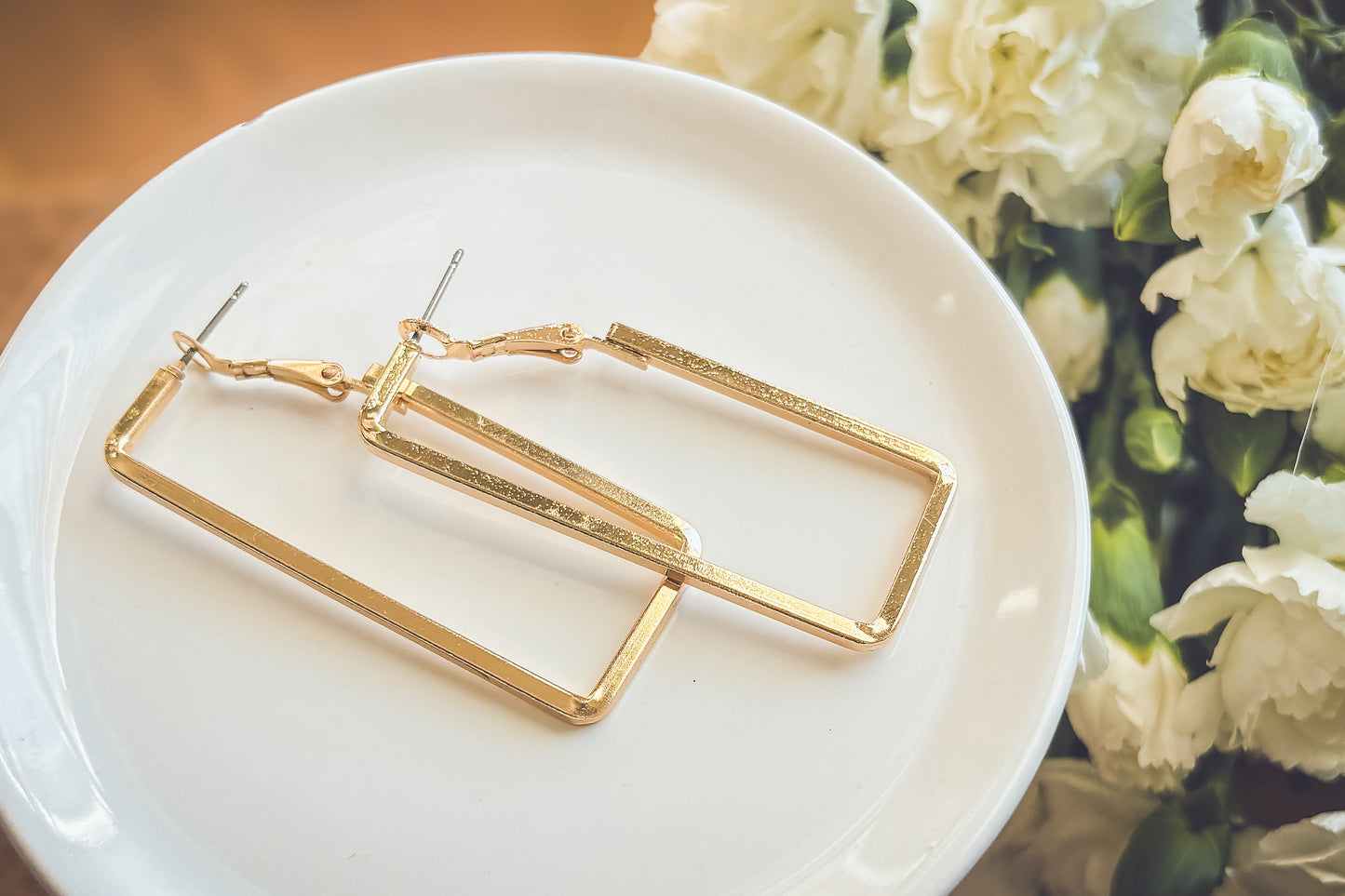 Beautiful Rectangle Earrings