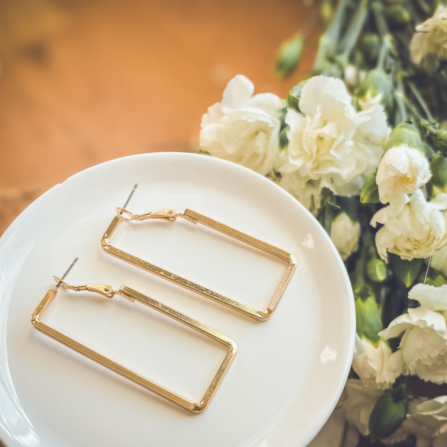 Beautiful Rectangle Earrings