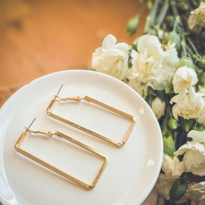 Beautiful Rectangle Earrings
