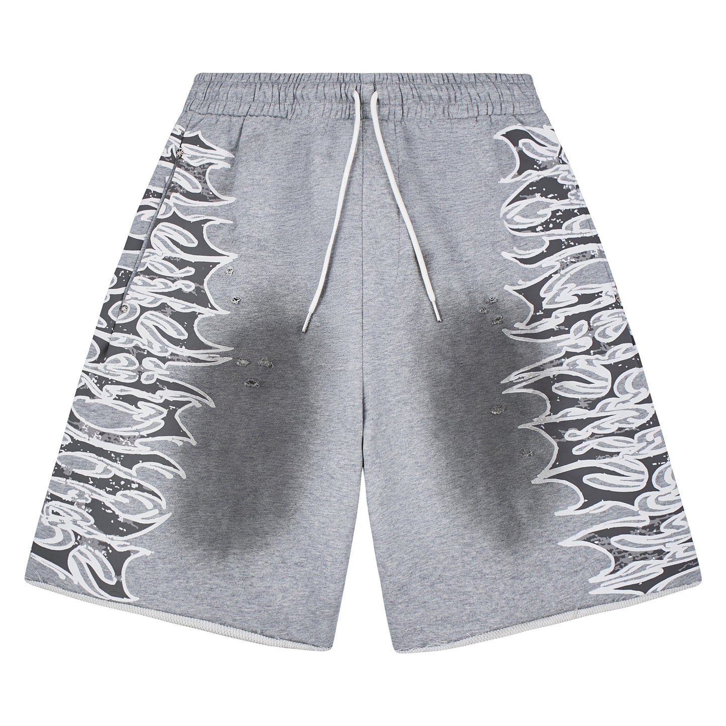 LS Graphic Sweatshort | Grey