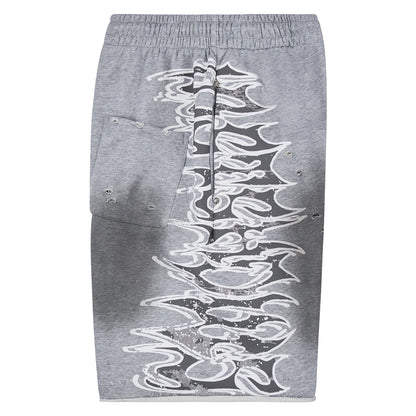 LS Graphic Sweatshort | Grey