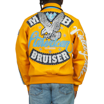 American Bruiser Jacket | Maize/Navy/Baby Blue/White